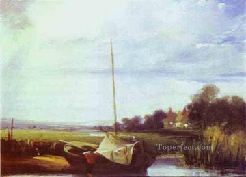 リチャード・パークス・ボニントン Painting - フランスの川の風景 リチャード・パークス・ボニントン